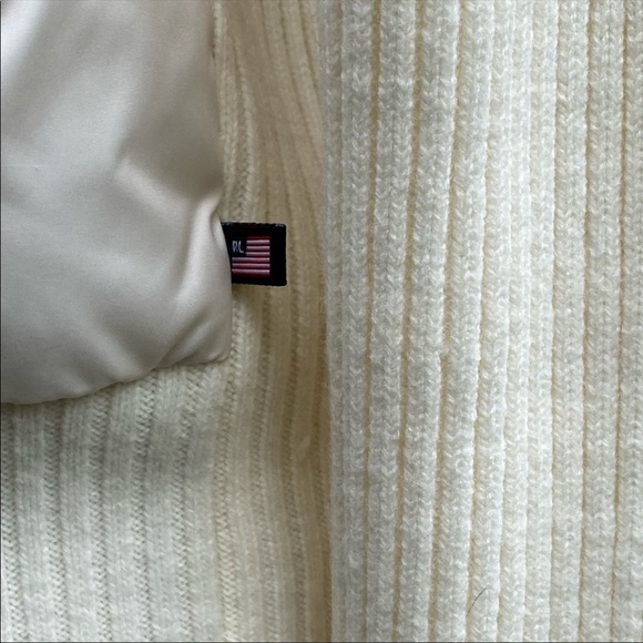 Polo Jeans Ralph Lauren Down Vest Sweater SZ M - Picture 11 of 16